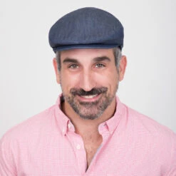 Blueprint - Walrus Hats Navy Cotton Ivy Cap -Hat Shop H3021 NAVY mo m1