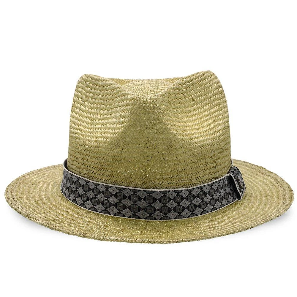 Midnight Luxe - Walrus Hats Sisal Straw Fedora Hat W/ Band 6 Midnight Luxe - Walrus Hats Sisal Straw Fedora Hat W/ Band - Image 6