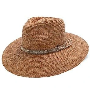 South Beach - Walrus Hats Natural Raffia Straw Fedora Hat 1 South Beach - Walrus Hats Natural Raffia Straw Fedora Hat