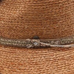 South Beach - Walrus Hats Natural Raffia Straw Fedora Hat 32 South Beach - Walrus Hats Natural Raffia Straw Fedora Hat -Hat Shop H4003 NATBRN 5c