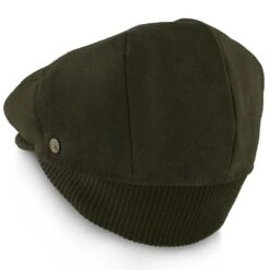 Madison - Walrus Hats Olive Milton Wool Blend Ivy Cap - Driving Cap 16 Madison - Walrus Hats Olive Milton Wool Blend Ivy Cap - Driving Cap -Hat Shop H5200 OLIVE 3b