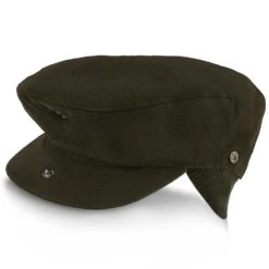 Madison - Walrus Hats Olive Milton Wool Blend Ivy Cap - Driving Cap 17 Madison - Walrus Hats Olive Milton Wool Blend Ivy Cap - Driving Cap -Hat Shop H5200 OLIVE 4b