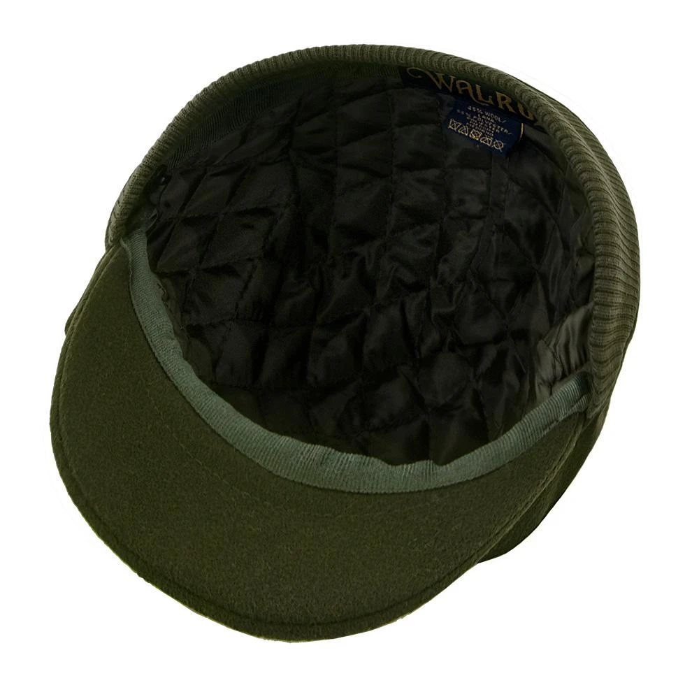 Madison - Walrus Hats Olive Milton Wool Blend Ivy Cap - Driving Cap 7 Madison - Walrus Hats Olive Milton Wool Blend Ivy Cap - Driving Cap - Image 7