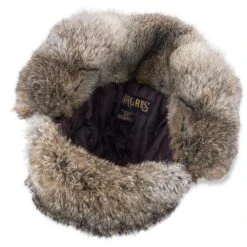 Walrus Hats Genuine Rabbit Fur Brown Trapper Hat -Hat Shop H5600RB BK 6a
