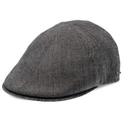Walrus Hats Luxe Checkmate Duckbill Polyester Flat Cap 23 Walrus Hats Luxe Checkmate Duckbill Polyester Flat Cap -Hat Shop H6021 6012DRKGRY 0a