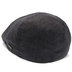 Walrus Hats Luxe Check Duckbill Wool Flat Cap -Hat Shop H6023 8011CHK 4a
