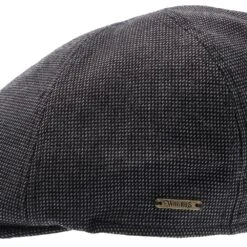 Walrus Hats Luxe Check Duckbill Wool Flat Cap -Hat Shop H6023 8011CHK 6a
