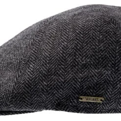 Walrus Hats Luxe End Game Duckbill Wool Flat Cap 38 Walrus Hats Luxe End Game Duckbill Wool Flat Cap -Hat Shop H6024 6014DRKGRY 6a