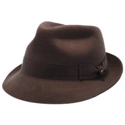 Triumph - Walrus Hats Grey Wool Felt Trilby Hat - H7004 22 Triumph - Walrus Hats Grey Wool Felt Trilby Hat - H7004 -Hat Shop H7004 BRN 0a