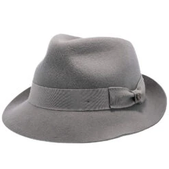 Triumph - Walrus Hats Grey Wool Felt Trilby Hat - H7004 23 Triumph - Walrus Hats Grey Wool Felt Trilby Hat - H7004 -Hat Shop H7004 GY 0a