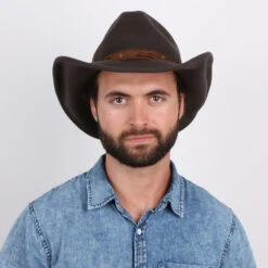 Shetland - Walrus Hats Dark Brown Wool Felt Cowboy Hat - H7013 30 Shetland - Walrus Hats Dark Brown Wool Felt Cowboy Hat - H7013 -Hat Shop H7013 DRKGY mo m1