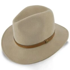 Big Sur - Walrus Hats Dark Brown Wool Felt Safari Hat -Hat Shop H7014 BRN 1b