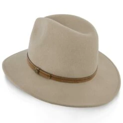 Big Sur - Walrus Hats Dark Brown Wool Felt Safari Hat -Hat Shop H7014 BRN 3a
