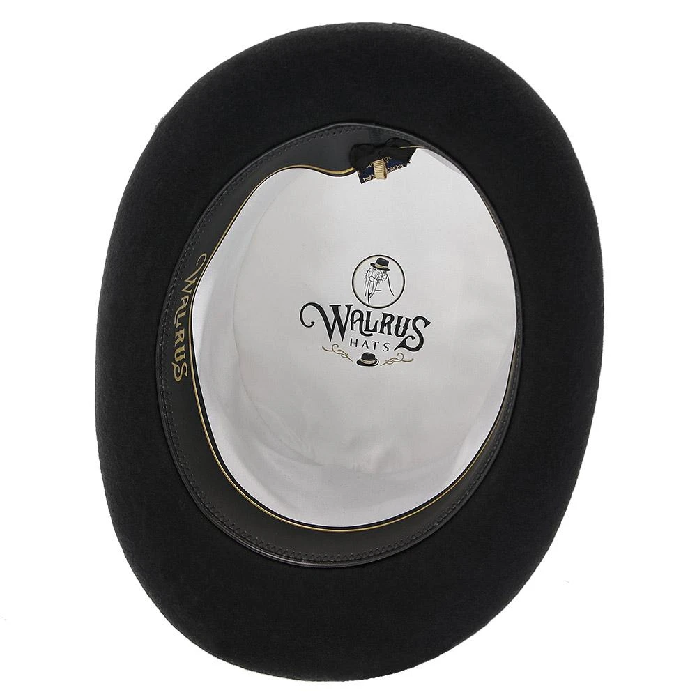 Mad Hatter - Walrus Hats Wool Felt 6 In. Height Victorian Top Hat - H7020 8 Mad Hatter - Walrus Hats Wool Felt 6 In. Height Victorian Top Hat - H7020 - Image 8
