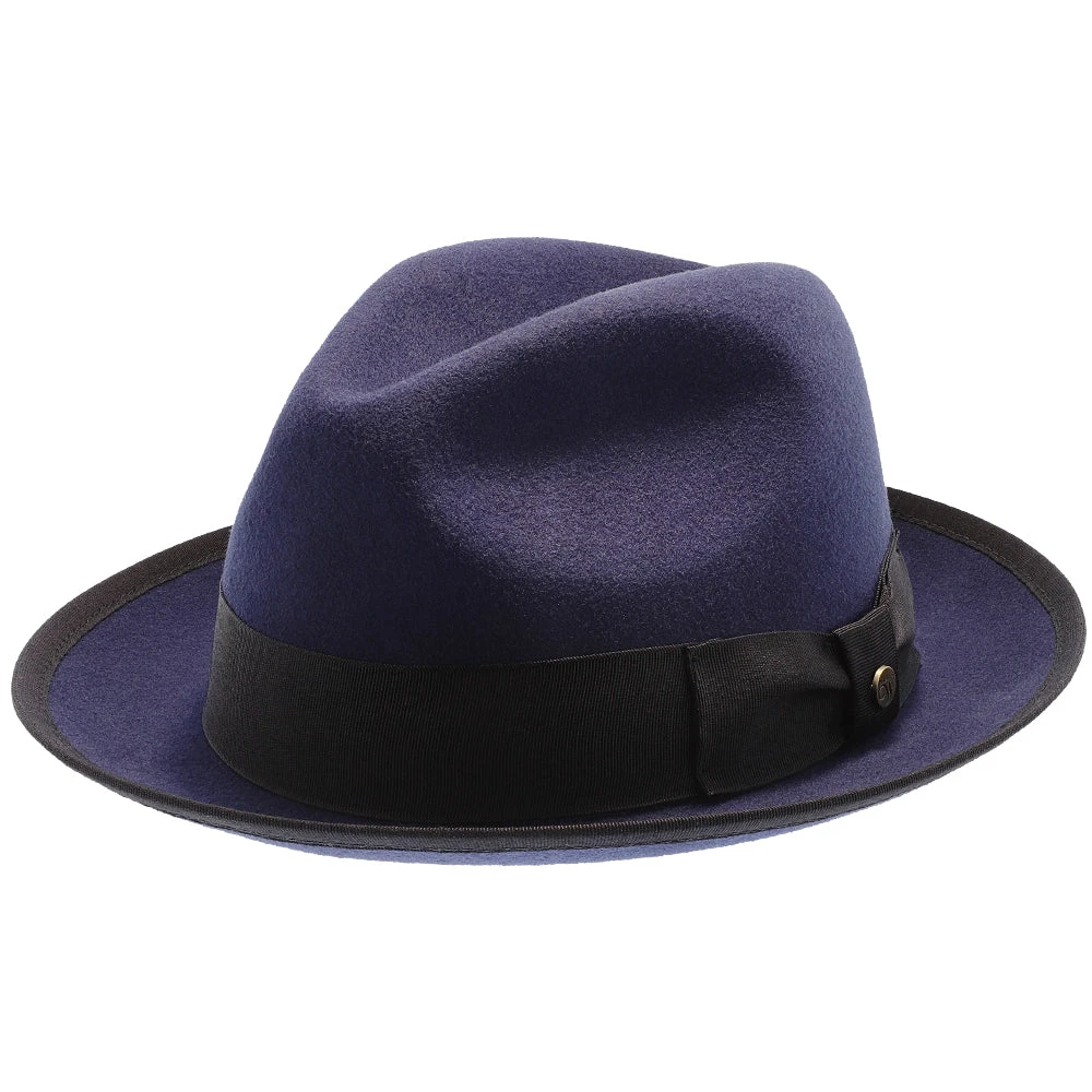 Layover - Walrus Hats Center Dent Wool Felt Fedora Hat 4 Layover - Walrus Hats Center Dent Wool Felt Fedora Hat - Image 4
