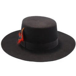 East Coast - Walrus Hats Wool Felt Bolero Hat -Hat Shop H7025 BLK 5a