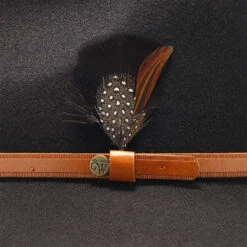 Seville - Walrus Hats Wool Fedora Hat -Hat Shop H7037 BLK 5a