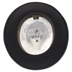 Seville - Walrus Hats Wool Fedora Hat -Hat Shop H7037 BLK 7a