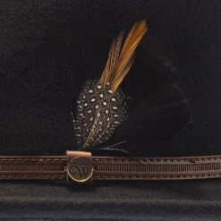 Sightseer - Walrus Hats Wool Fedora Hat -Hat Shop H7039 BLK 4a