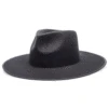 Walrus Hats Castle Black W/ Western Bands Wool Fedora Hat