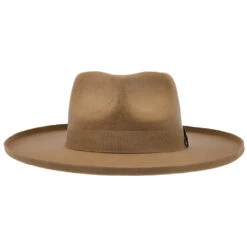 On Fleek - Walrus Hats Wool Fedora Hat -Hat Shop H7061 CAMELL 1a