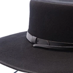 High Key - Walrus Hats Wool Bolero Hat -Hat Shop H7064 BLK 3a