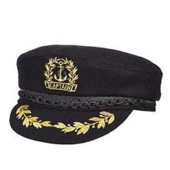 Aphrodite - Aegean Wool Blend Captain's Cap - Made In Greece