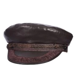 Aegean Capheria Leather Fisherman Hat -Hat Shop aegean greek fisherman capheria aegean aeg103 brown leather greek fisherman hat hat 16524306120844