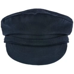 Palaemon - Aegean Wool Blend Fiddler Hat - Made In Greece -Hat Shop aegean greek fisherman palaemon aegean aeg105 black wool blend fiddler hat hat 16524306907276