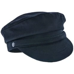 Palaemon - Aegean Wool Blend Fiddler Hat - Made In Greece -Hat Shop aegean greek fisherman palaemon aegean aeg105 black wool blend fiddler hat hat 16524306940044