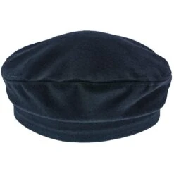 Palaemon - Aegean Wool Blend Fiddler Hat - Made In Greece -Hat Shop aegean greek fisherman palaemon aegean aeg105 black wool blend fiddler hat hat 16524307005580