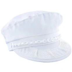 Pallas - Aegean Cotton Greek Fisherman Hat - Made In Greece -Hat Shop aegean greek fisherman pallas aegean aeg101 white cotton greek fisherman hat hat 16524303827084
