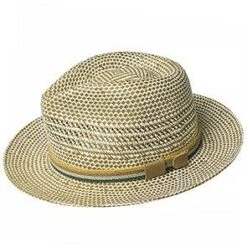 Rudi - Bailey Shangtung Straw Fedora Hat