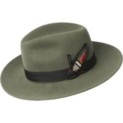 Sessum - Bailey Wool Fedora Hat -Hat Shop bailey pale olive sessums