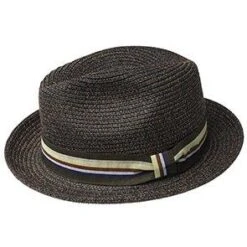 Salem - Bailey Poly Braid Toyo Straw Fedora Hat -Hat Shop bailey trilby coffee large salem bailey poly braid toyo straw fedora hat hat 16711563411596