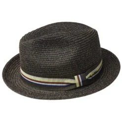 Salem - Bailey Poly Braid Toyo Straw Fedora Hat -Hat Shop bailey trilby salem bailey poly braid toyo straw fedora hat hat 16711575077004