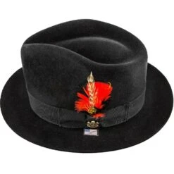 Naples - Biltmore Fur Felt C-Crown Fedora Hat - BF4240 -Hat Shop biltmore fedora naples biltmore fur felt c crown fedora hat bf4240 hat 16524356255884