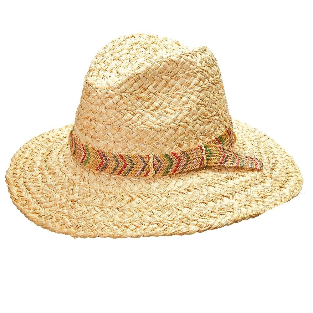 Caliente Sol - Callanan CR273 Natural Rough Braid Raffia Straw Safari Hat 2 Caliente Sol - Callanan CR273 Natural Rough Braid Raffia Straw Safari Hat - Image 2