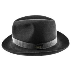Christys Of London Black Foldaway Derby Fur Felt Hat - 0996 -Hat Shop christys of london homburg christys of london black foldaway derby fur felt hat 0996 hat 16524275286156