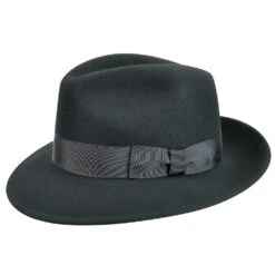 Frederick - Country Gentleman Wool Fedora Hat -Hat Shop country gentleman fedora black large frederick country gentleman wool fedora hat hat 16524851216524 2e33a6e4 5300 44d7 bb00 3c13234e01ed