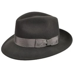 Frederick - Country Gentleman Wool Fedora Hat -Hat Shop country gentleman fedora slate large frederick country gentleman wool fedora hat hat 16524851314828