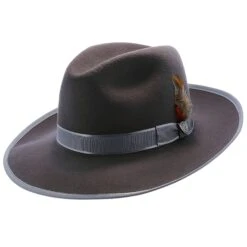 Esquire B - Dobbs Wool Felt Fedora Hat -Hat Shop dobbs fedora caribou small esquire b dobbs wool felt fedora hat hat 17093279416460