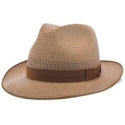 Dobbs Regalis B Straw Fedora Hat -Hat Shop dobbs fedora cognac 7 regalis b dobbs vented milan fedora hat hat 16556590923916