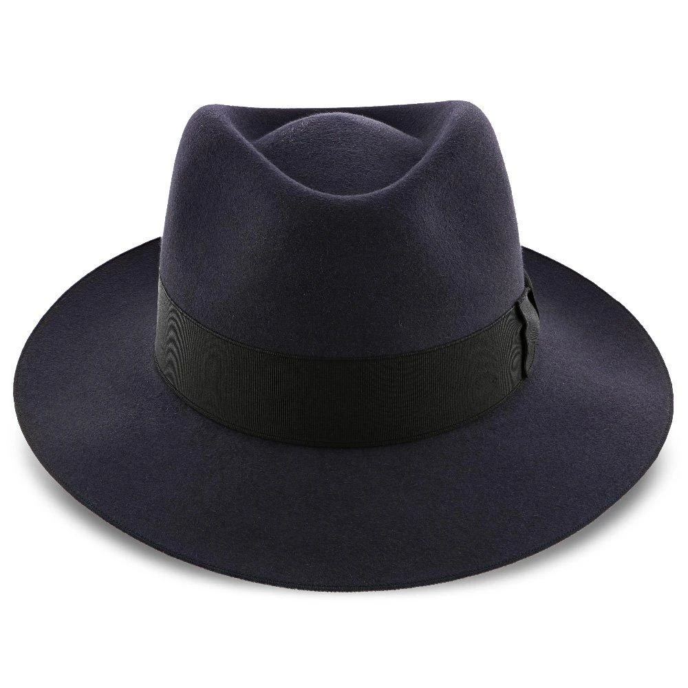 Egan - Dobbs Navy Fur Felt Fedora Hat 6 Egan - Dobbs Navy Fur Felt Fedora Hat - Image 6