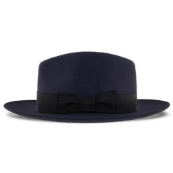 Egan - Dobbs Navy Fur Felt Fedora Hat 29 Egan - Dobbs Navy Fur Felt Fedora Hat -Hat Shop dobbs fedora egan dobbs navy fur felt fedora hat hat 16524525863052