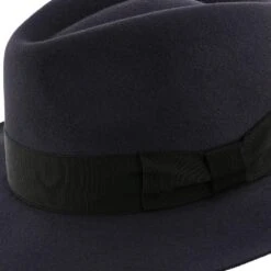 Egan - Dobbs Navy Fur Felt Fedora Hat 34 Egan - Dobbs Navy Fur Felt Fedora Hat -Hat Shop dobbs fedora egan dobbs navy fur felt fedora hat hat 16524526157964