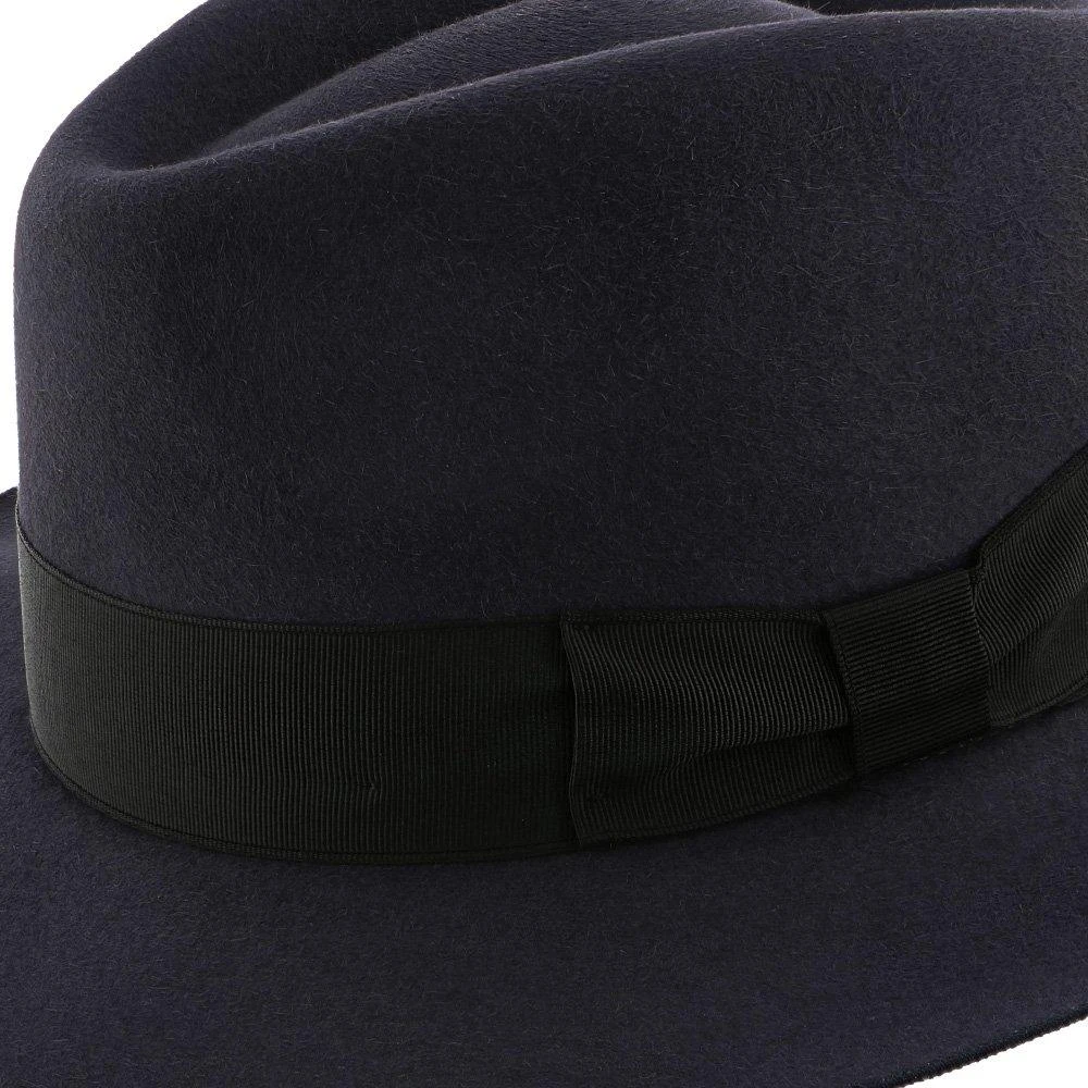 Egan - Dobbs Navy Fur Felt Fedora Hat 15 Egan - Dobbs Navy Fur Felt Fedora Hat - Image 15
