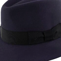 Egan - Dobbs Navy Fur Felt Fedora Hat 35 Egan - Dobbs Navy Fur Felt Fedora Hat -Hat Shop dobbs fedora egan dobbs navy fur felt fedora hat hat 16524526223500