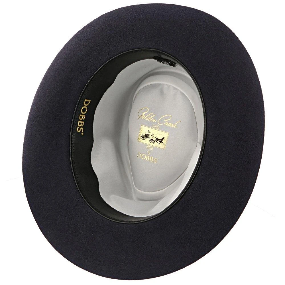 Egan - Dobbs Navy Fur Felt Fedora Hat 18 Egan - Dobbs Navy Fur Felt Fedora Hat - Image 18
