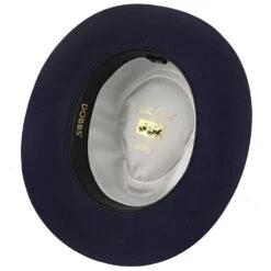 Egan - Dobbs Navy Fur Felt Fedora Hat 38 Egan - Dobbs Navy Fur Felt Fedora Hat -Hat Shop dobbs fedora egan dobbs navy fur felt fedora hat hat 16524526321804